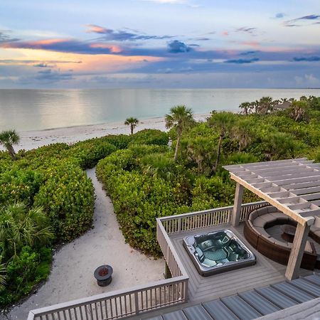 Beachfront,V Private, 360 Views, Sunsets, Hottub Captiva Island Esterno foto