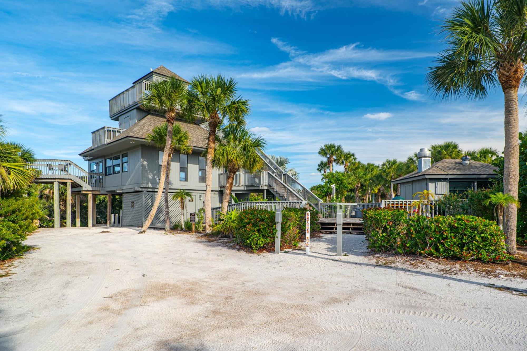 Beachfront,V Private, 360 Views, Sunsets, Hottub Captiva Island Esterno foto