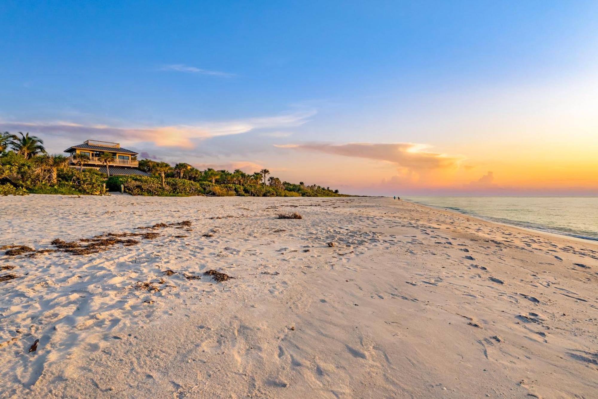 Beachfront,V Private, 360 Views, Sunsets, Hottub Captiva Island Esterno foto