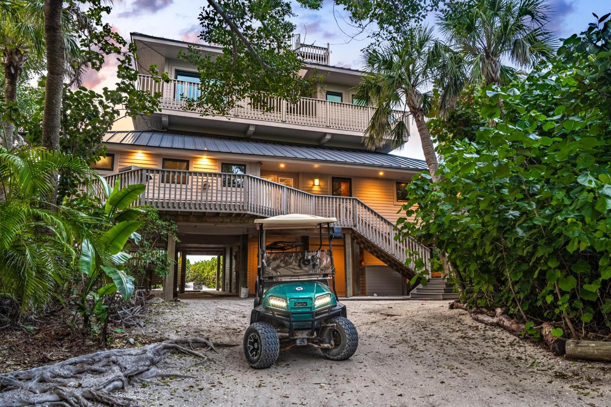 Beachfront,V Private, 360 Views, Sunsets, Hottub Captiva Island Esterno foto