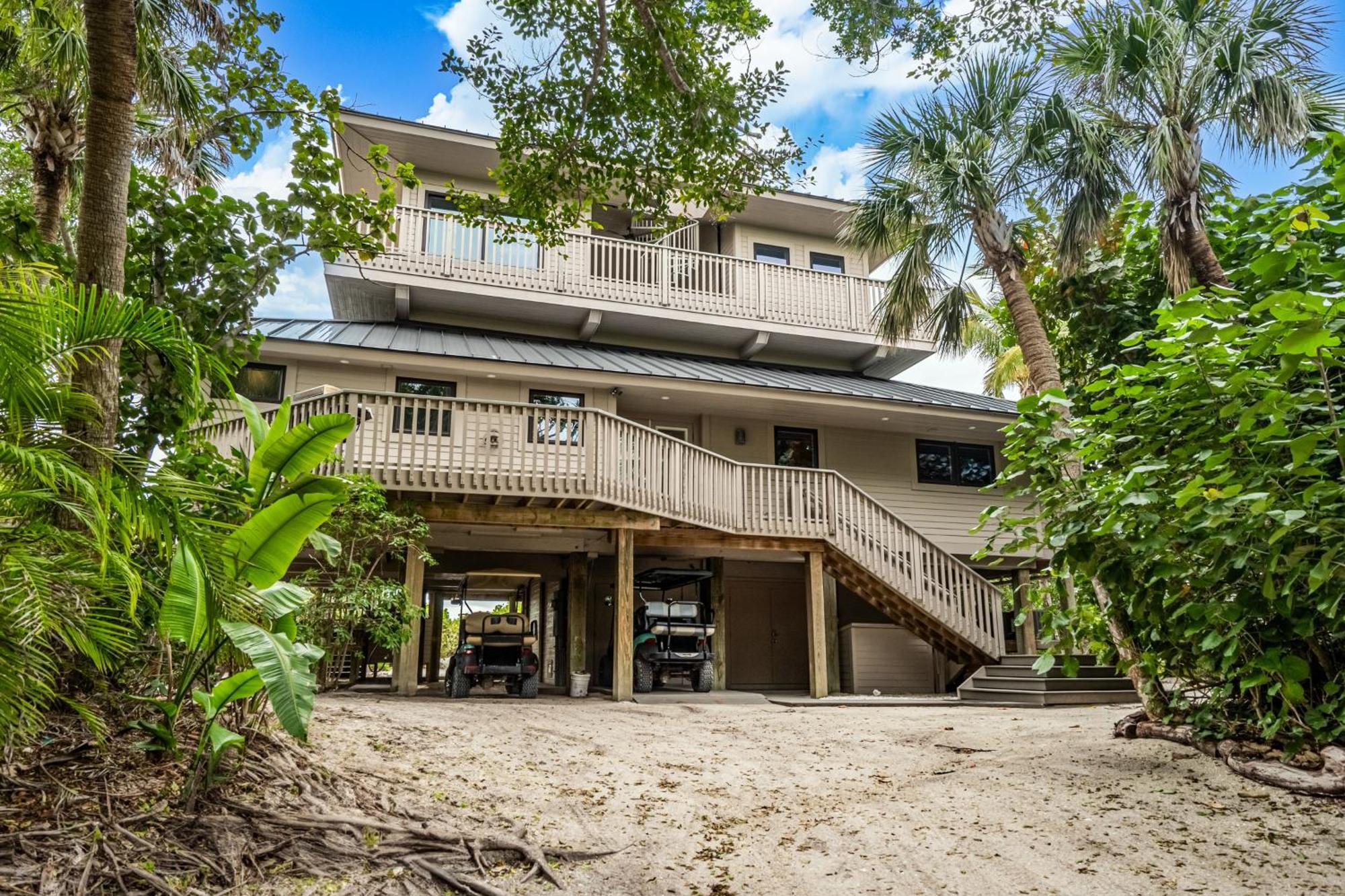 Beachfront,V Private, 360 Views, Sunsets, Hottub Captiva Island Esterno foto