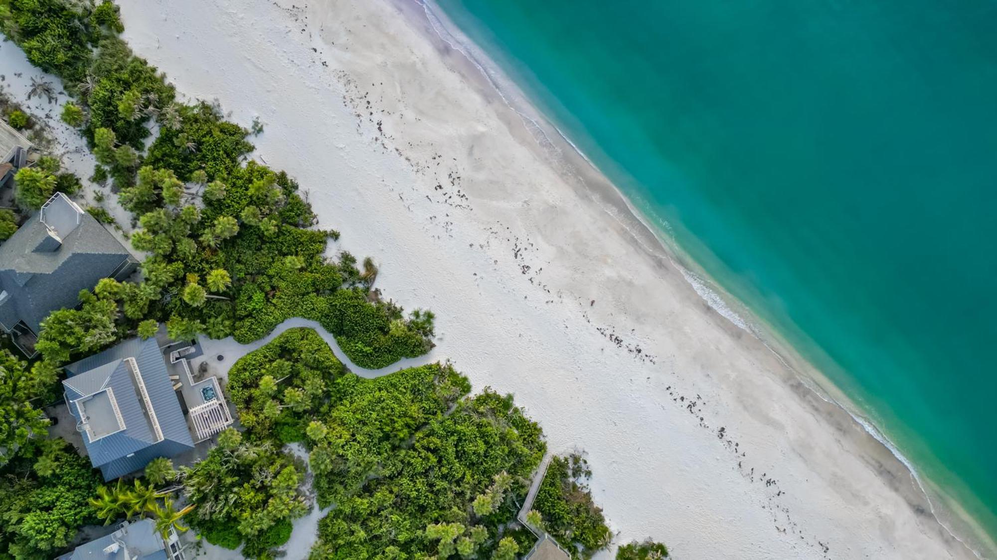 Beachfront,V Private, 360 Views, Sunsets, Hottub Captiva Island Esterno foto