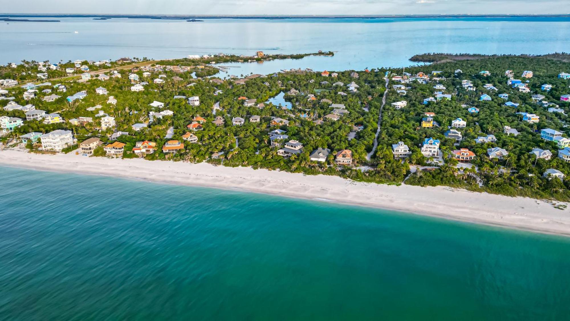 Beachfront,V Private, 360 Views, Sunsets, Hottub Captiva Island Esterno foto